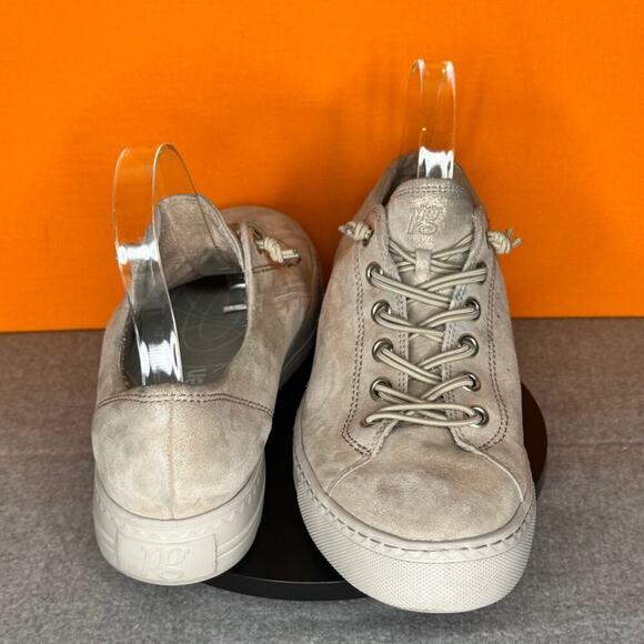 Paul‎ Green Hadley Sneaker No Tie Slip On Grey Glitter Metallic AU 7.5 US 10 - Picture 2 of 8